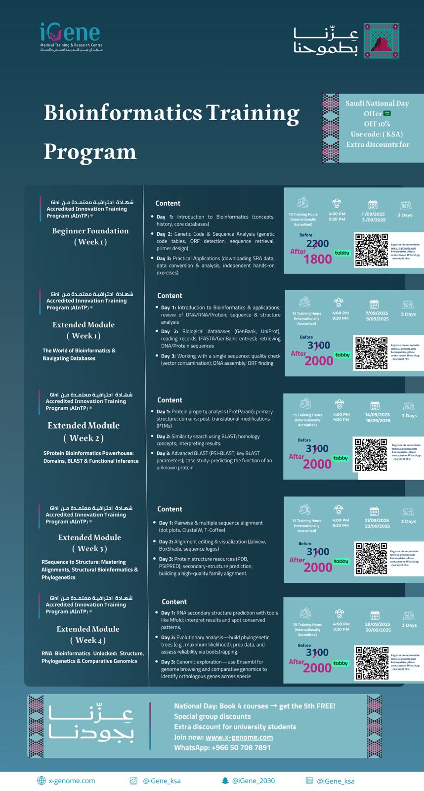 Week 1 — Extended Module - Xgenome